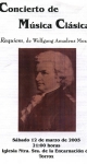 Requiem de Mozart. Torrox. 12 de marzo de 2005